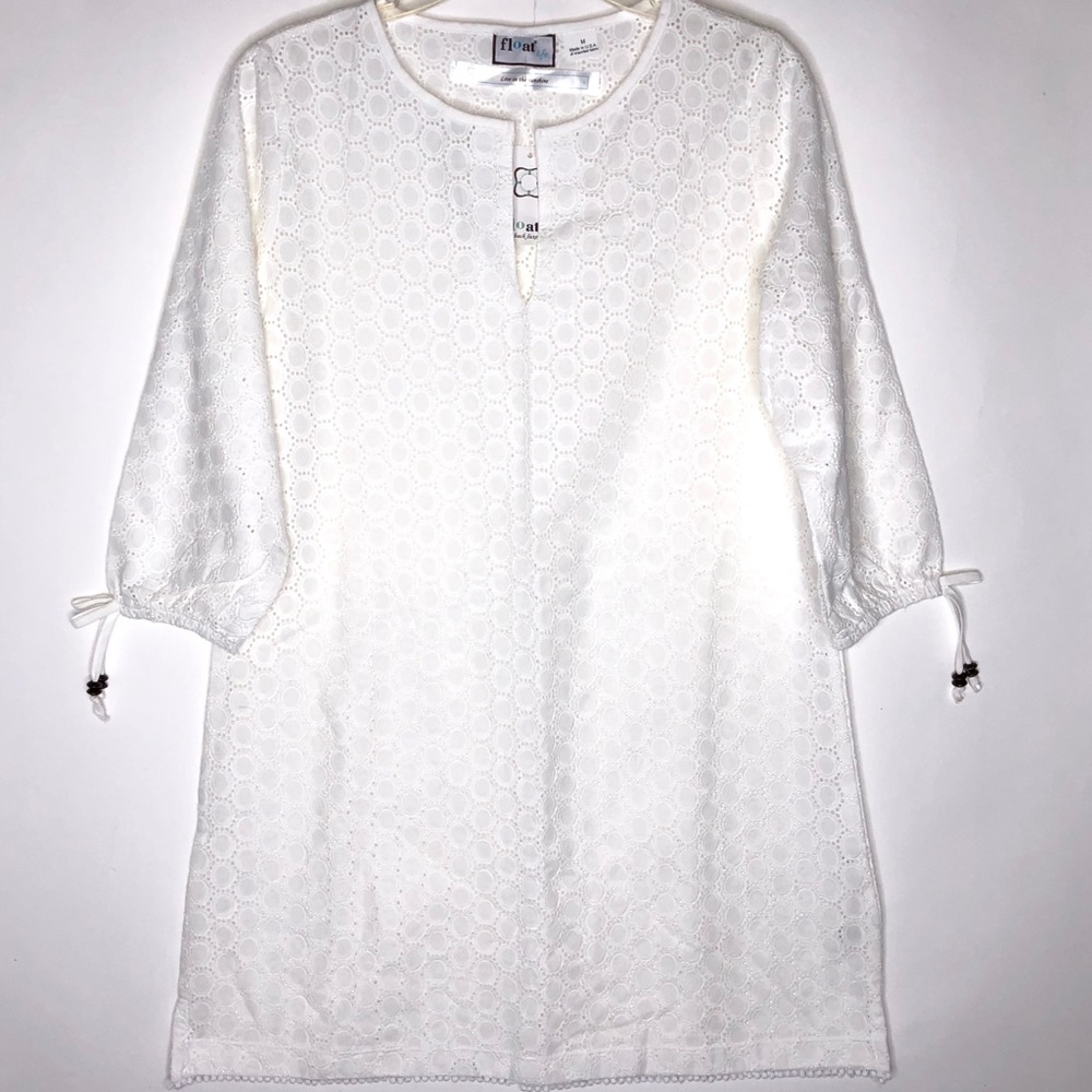 WHITE LONG SLEEVE DRESS